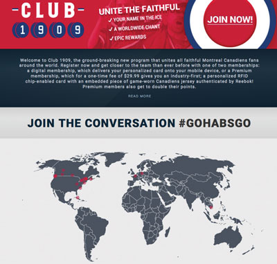 Montreal Canadiens’ Club 1909 Rewards Fans Around the Globe